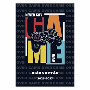 Diák zsebkönyv TOPTIMER papírborító B/6 heti 120x170mm Gamer 2026-2027