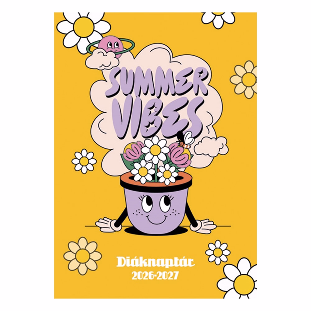 Diák zsebkönyv TOPTIMER papírborító B/6 heti 120x170mm Summer 2026-2027