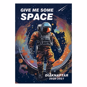 Diák zsebkönyv TOPTIMER papírborító B/6 heti 120x170mm Űrhajós 2026-2027