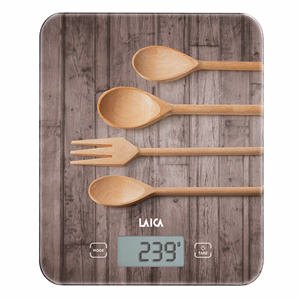 Digitális konyhai mérleg LAICA "fakanál" 10 kg / 1 g