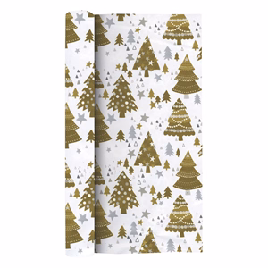 Karácsonyi díszcsomagoló CREATIVE Classic tekercses 70x200 cm 50 tekercs/doboz vegyes mintákkal