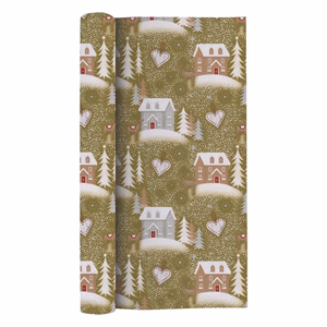 Karácsonyi díszcsomagoló CREATIVE Classic tekercses 70x200 cm 50 tekercs/doboz vegyes mintákkal