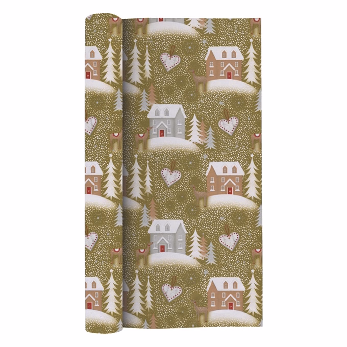 Karácsonyi díszcsomagoló CREATIVE Classic tekercses 70x200 cm 50 tekercs/doboz vegyes mintákkal