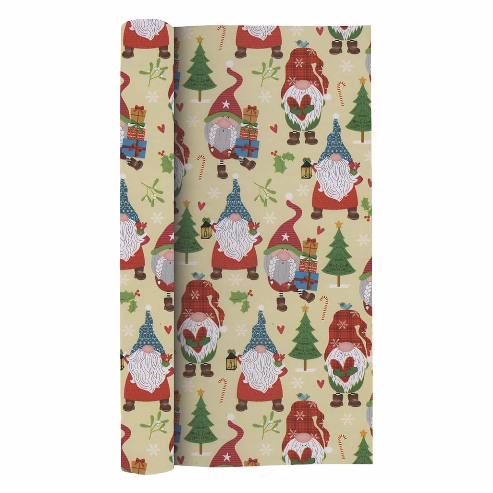 Karácsonyi díszcsomagoló CREATIVE Kids tekercses 70x200 cm 50 tekercs/doboz vegyes mintákkal