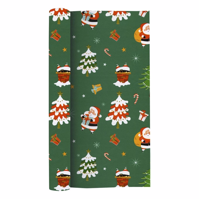 Karácsonyi díszcsomagoló CREATIVE Kids tekercses 70x200 cm 50 tekercs/doboz vegyes mintákkal