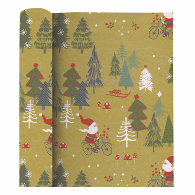 Díszcsomagoló CREATIVE tekercses 70x200 cm 50 tekercs/doboz karácsonyi vegyes mintákkal Kids