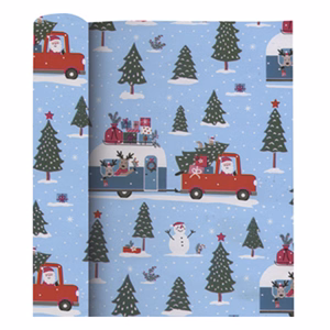 Díszcsomagoló CREATIVE tekercses 70x200 cm 50 tekercs/doboz karácsonyi vegyes mintákkal Kids