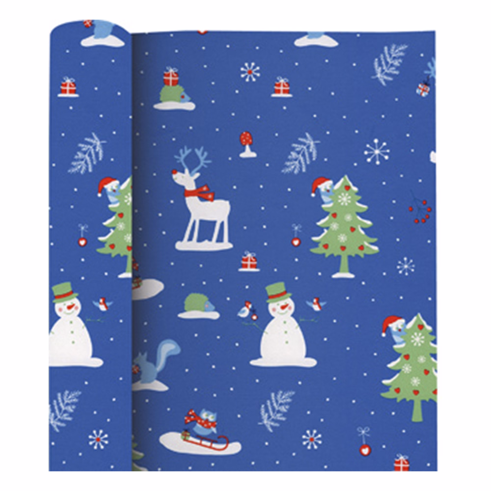 Díszcsomagoló CREATIVE tekercses 70x200 cm 50 tekercs/doboz karácsonyi vegyes mintákkal Kids