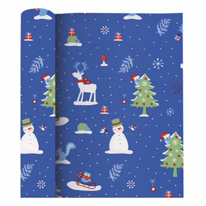 Díszcsomagoló CREATIVE tekercses 70x200 cm 50 tekercs/doboz karácsonyi vegyes mintákkal Kids