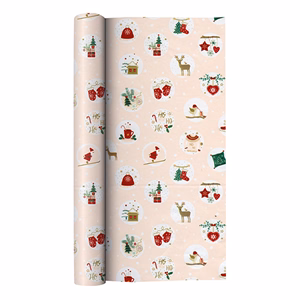 Díszcsomagoló CREATIVE tekercses 70x200 cm 50 tekercs/doboz karácsonyi vegyes mintákkal Kids