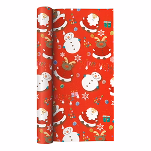 Díszcsomagoló CREATIVE tekercses 70x200 cm 50 tekercs/doboz karácsonyi vegyes mintákkal Kids