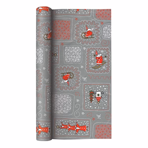 Díszcsomagoló CREATIVE tekercses 70x200 cm 50 tekercs/doboz karácsonyi vegyes mintákkal Kids