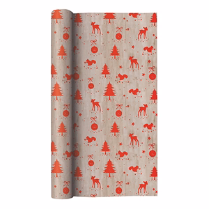 Díszcsomagoló CREATIVE tekercses 70x200 cm 50 tekercs/doboz karácsonyi vegyes mintákkal Kids