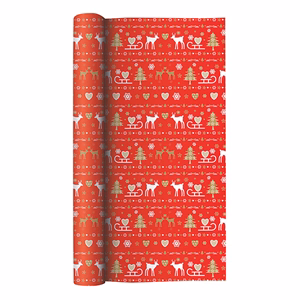 Díszcsomagoló CREATIVE tekercses 70x200 cm 50 tekercs/doboz karácsonyi vegyes mintákkal Kids