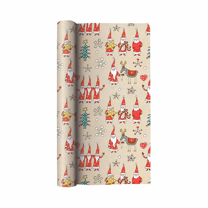 Díszcsomagoló CREATIVE tekercses 70x200 cm 50 tekercs/doboz karácsonyi vegyes mintákkal Kids