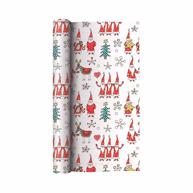 Díszcsomagoló CREATIVE tekercses 70x200 cm 50 tekercs/doboz karácsonyi vegyes mintákkal Kids