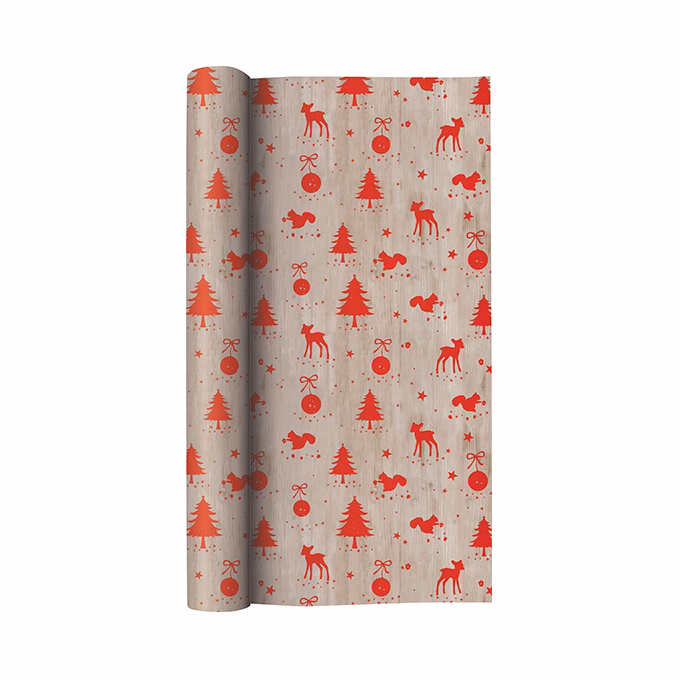 Díszcsomagoló CREATIVE tekercses 70x200 cm 50 tekercs/doboz karácsonyi vegyes mintákkal Kids