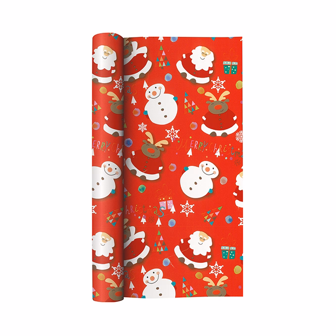 Díszcsomagoló CREATIVE tekercses 70x200 cm 50 tekercs/doboz karácsonyi vegyes mintákkal Kids