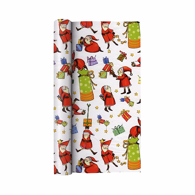 Díszcsomagoló CREATIVE tekercses 70x200 cm 50 tekercs/doboz karácsonyi vegyes mintákkal Kids