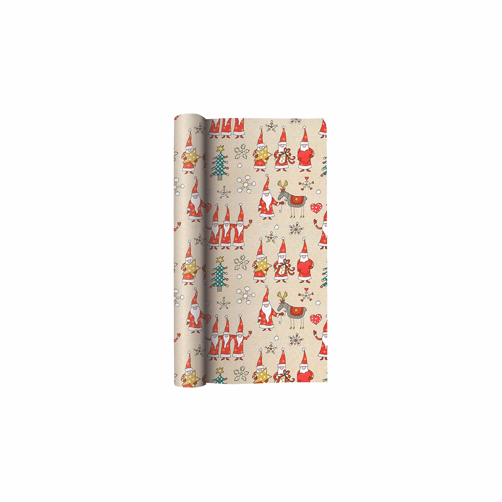 Díszcsomagoló CREATIVE tekercses 70x200 cm 50 tekercs/doboz karácsonyi vegyes mintákkal Kids