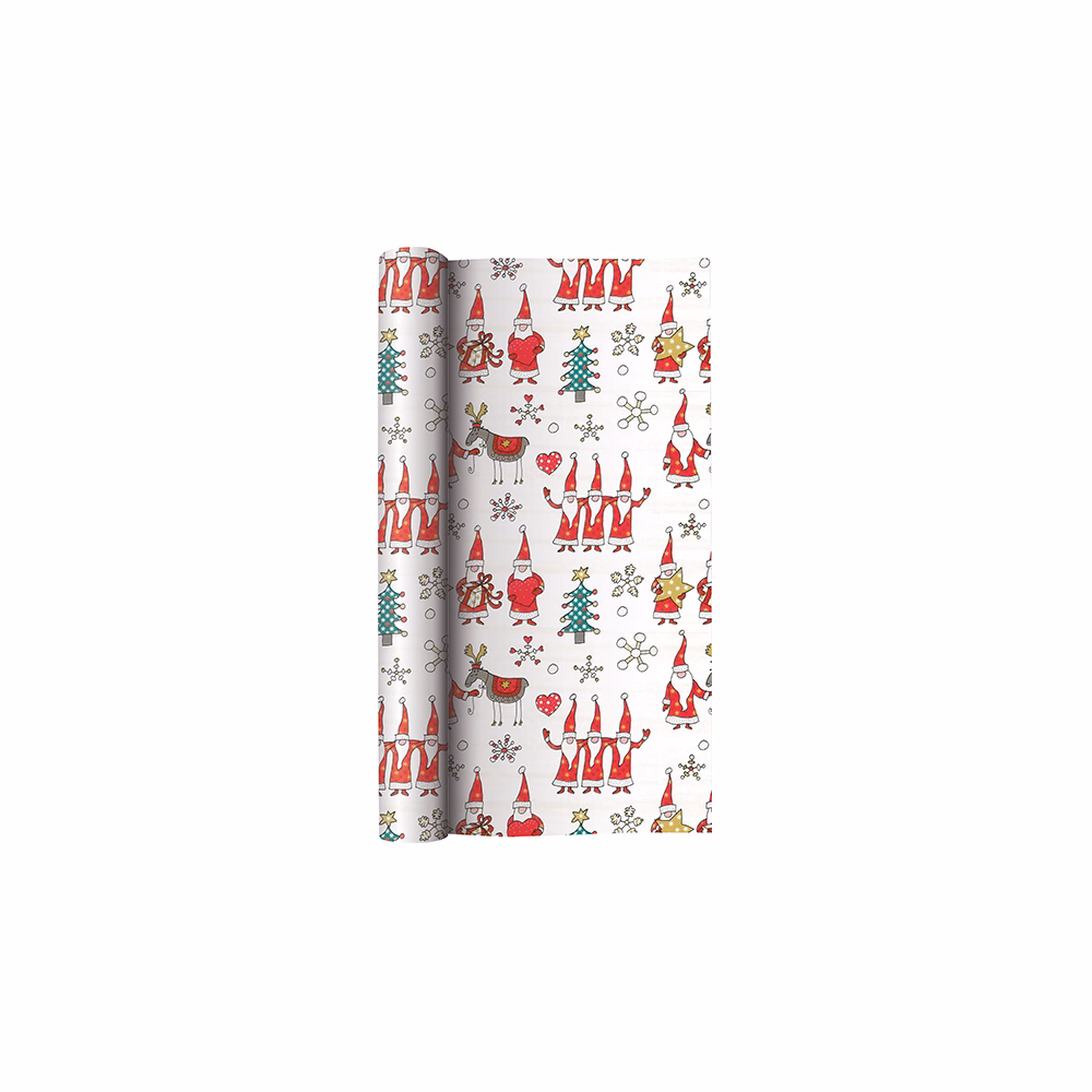 Díszcsomagoló CREATIVE tekercses 70x200 cm 50 tekercs/doboz karácsonyi vegyes mintákkal Kids