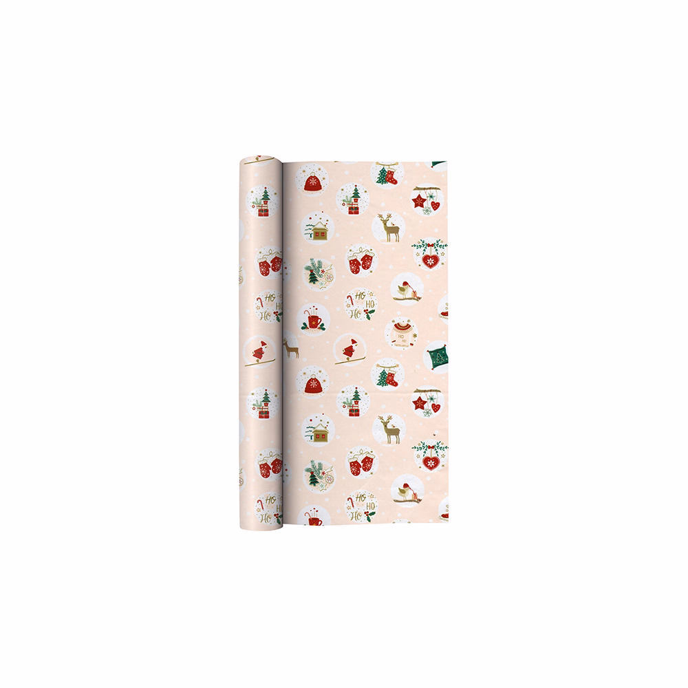 Díszcsomagoló CREATIVE tekercses 70x200 cm 50 tekercs/doboz karácsonyi vegyes mintákkal Kids