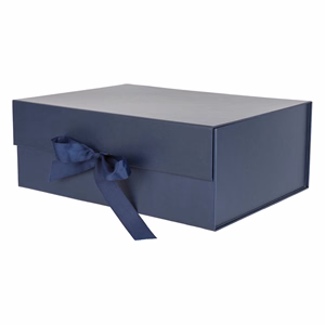 Díszdoboz PROMO összehajtható 29x22x10,5 cm sötétkék