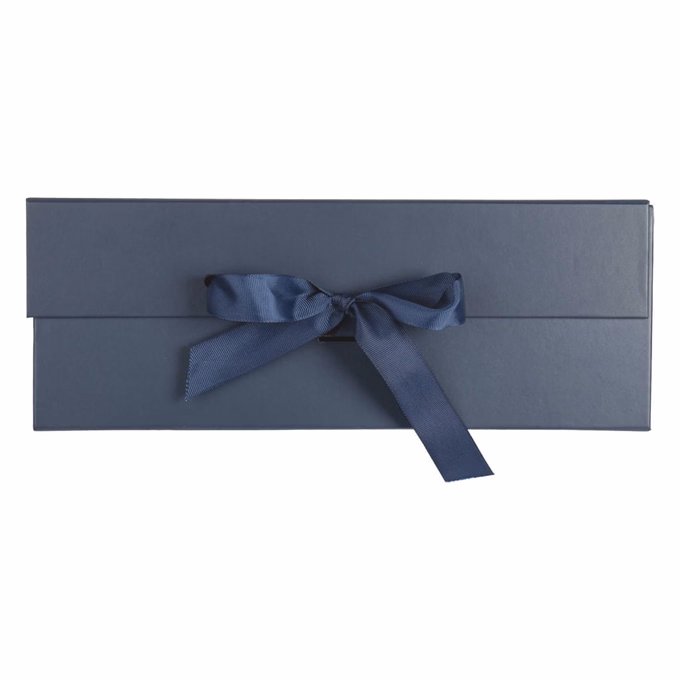 Díszdoboz PROMO összehajtható 33x25x12,5 cm sötétkék