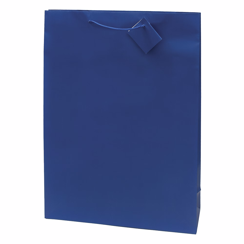 Dísztasak CREATIVE Special Simple XL 33x46x10 cm egyszínű kék zsinórfüles Dísztasak CREATIVE Special Simple XL 33x46x10 cm egyszínű kék zsinórfüles