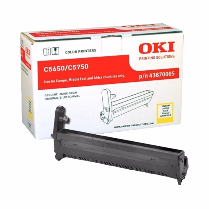 Dobegység OKI C5650/C5750 sárga