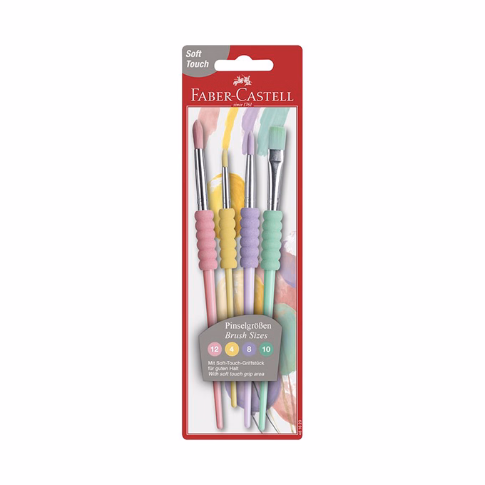 Ecset készlet FABER-CASTELL pasztell ( 4,8,10,12)