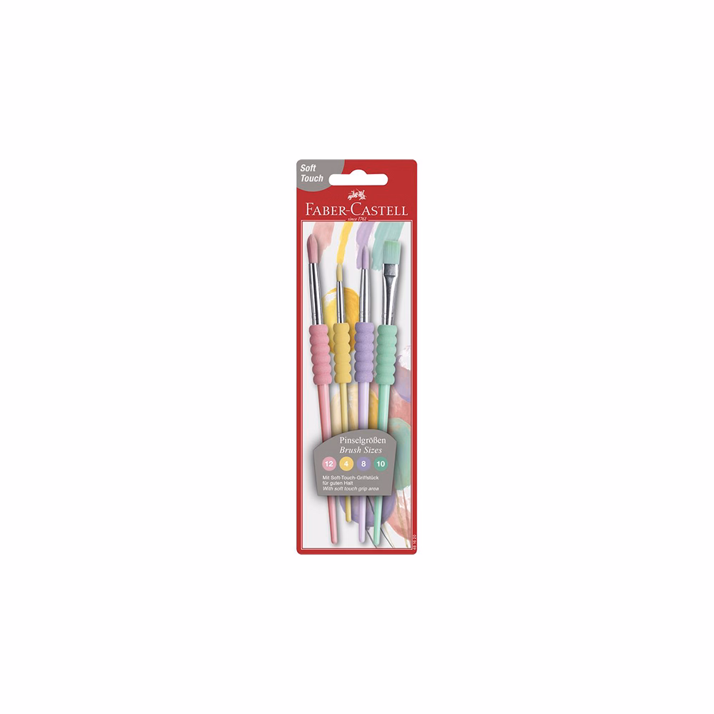 Ecset készlet FABER-CASTELL pasztell ( 4,8,10,12)