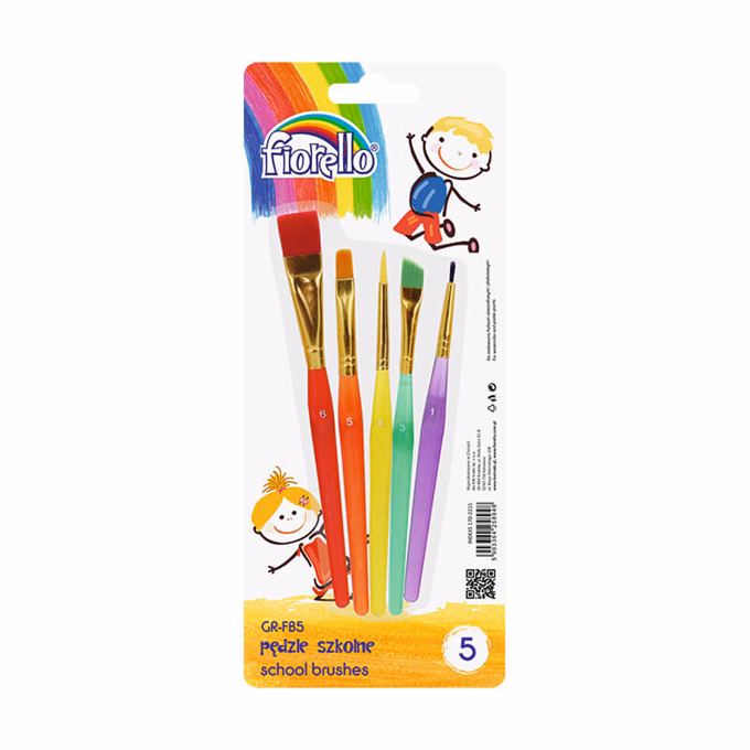 Ecset készlet FIORELLO GR-FB5 lapos (1,2,3,4,5)