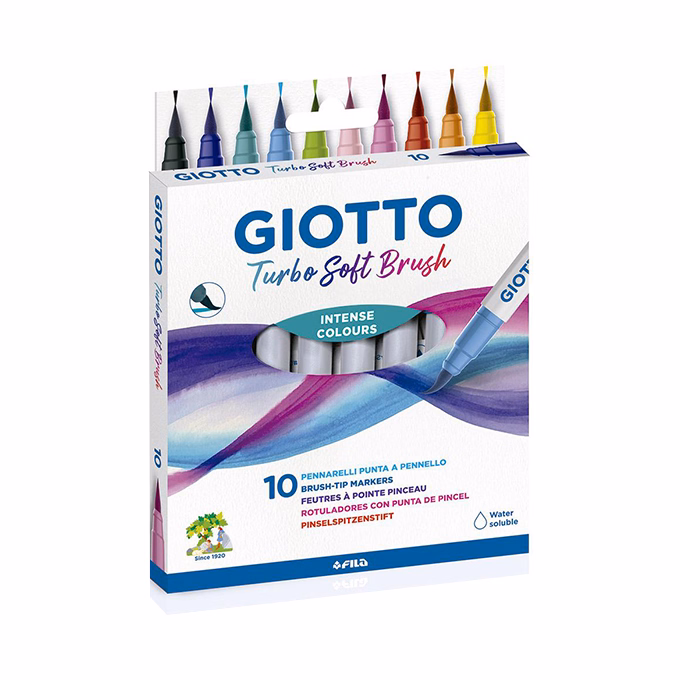 Ecsetfilc GIOTTO Turbo Soft 10 darabos készlet