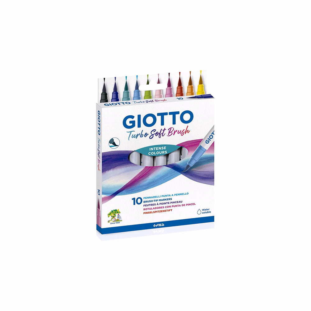 Ecsetfilc GIOTTO Turbo Soft 10 darabos készlet