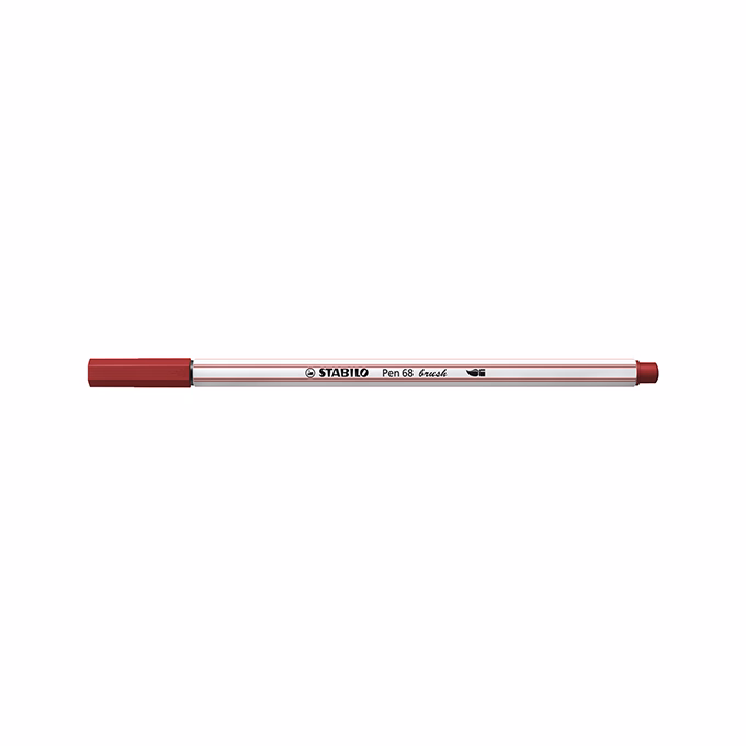 Ecsetfilc STABILO Pen 68 Brush bordó