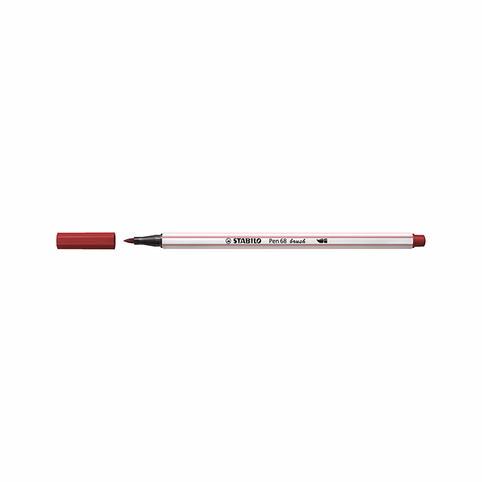 Ecsetfilc STABILO Pen 68 Brush bordó