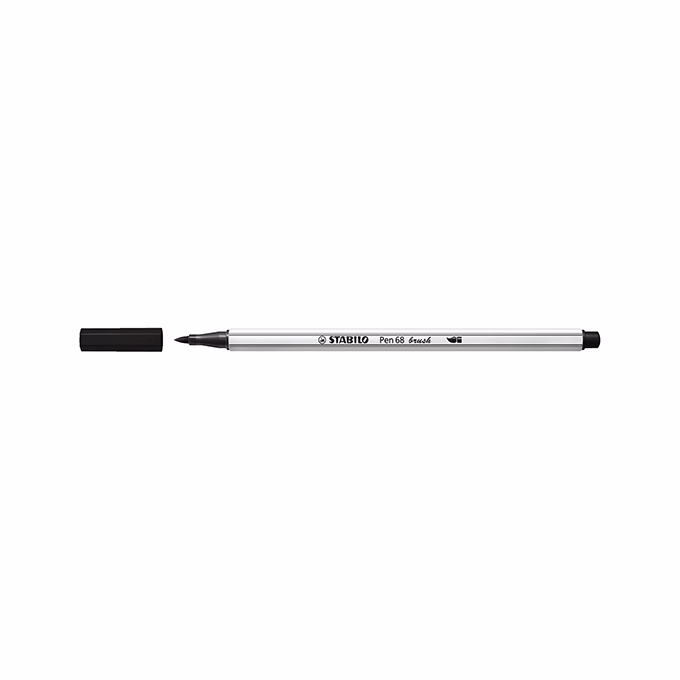 Ecsetfilc STABILO Pen 68 Brush fekete