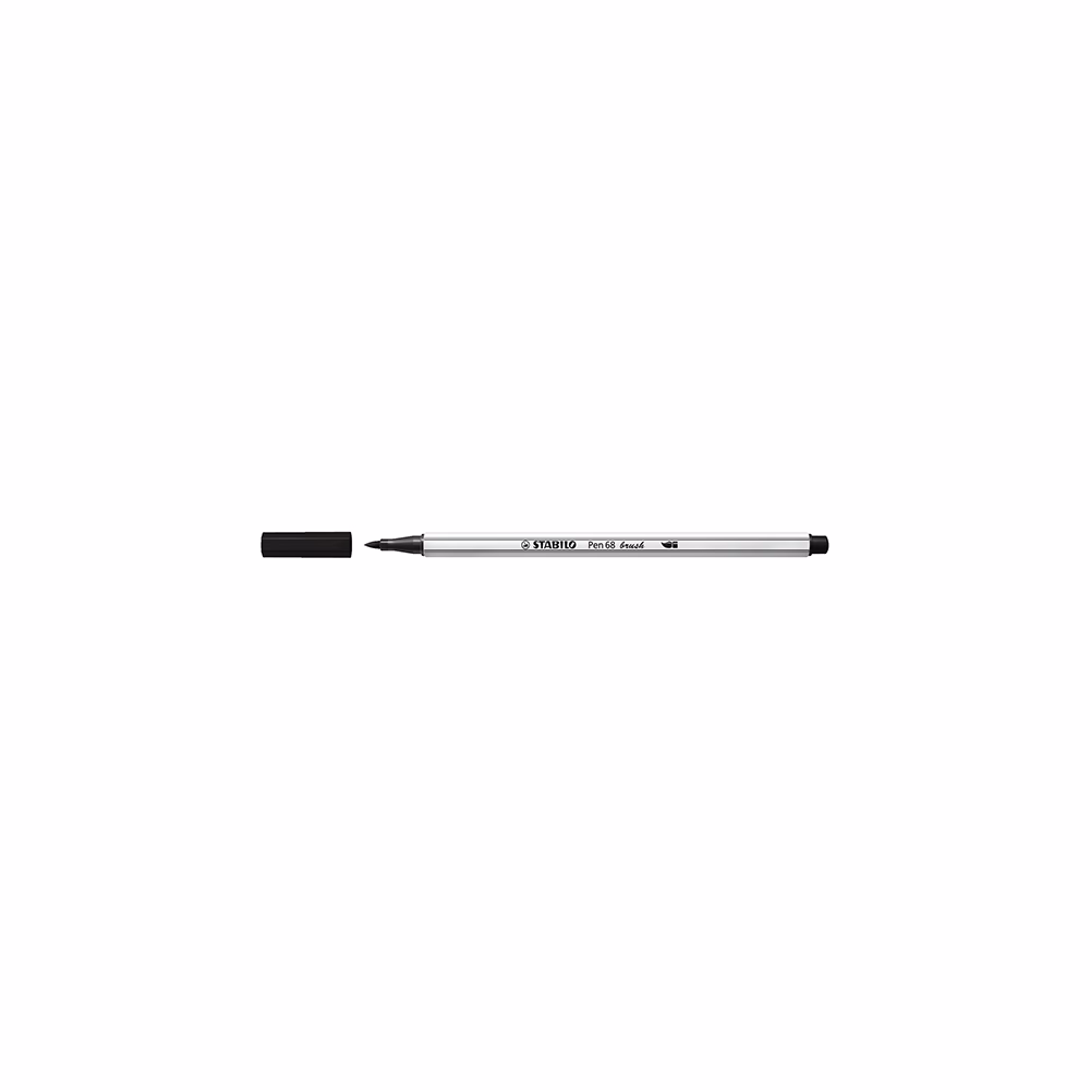 Ecsetfilc STABILO Pen 68 Brush fekete