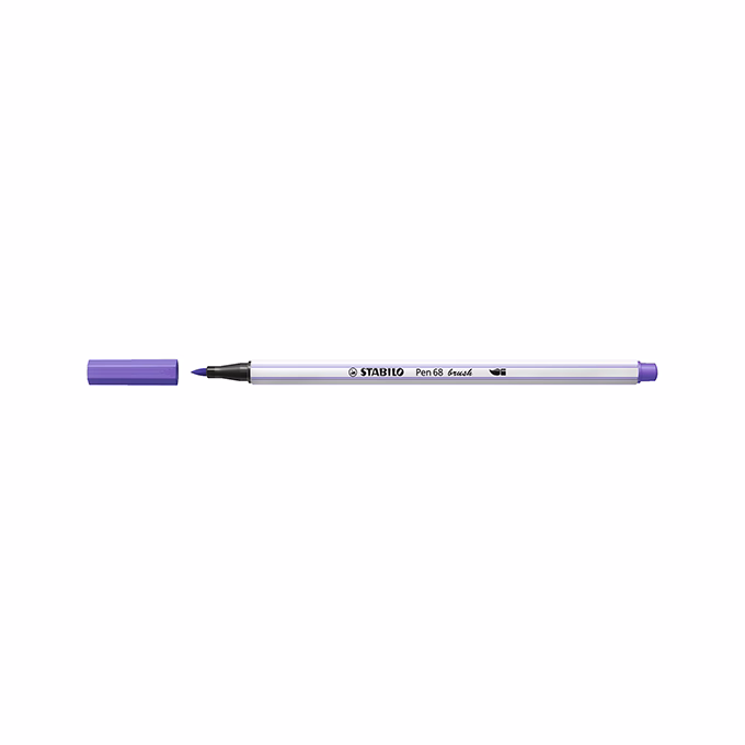 Ecsetfilc STABILO Pen 68 Brush ibolya