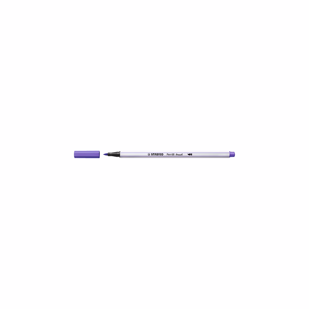 Ecsetfilc STABILO Pen 68 Brush ibolya