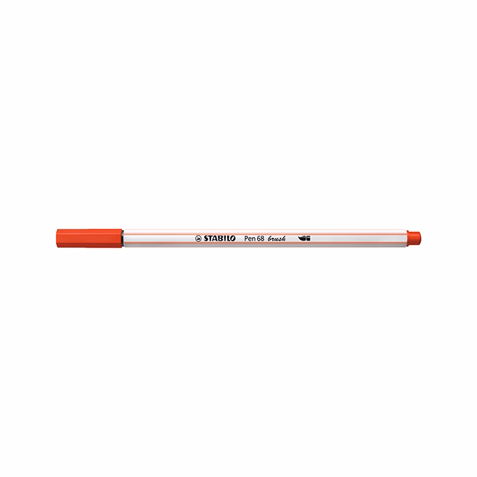 Ecsetfilc STABILO Pen 68 Brush piros