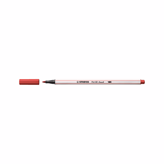 Ecsetfilc STABILO Pen 68 Brush vörös