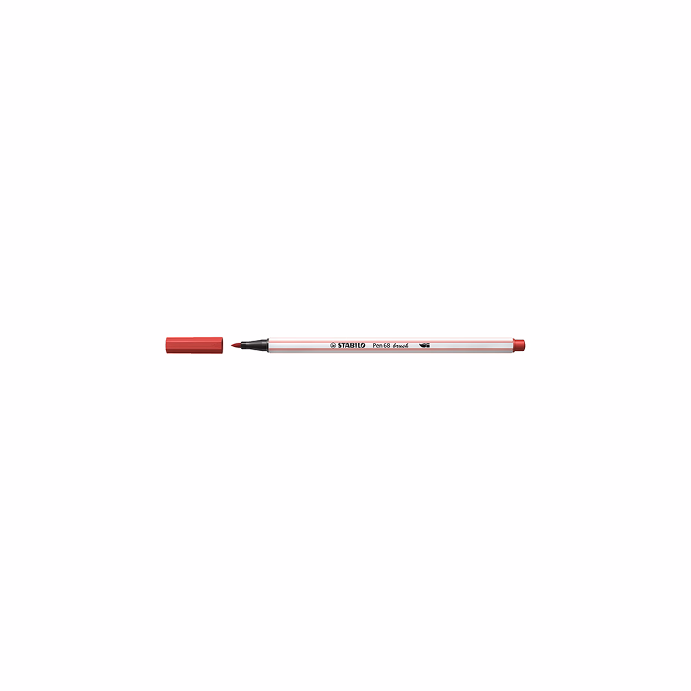 Ecsetfilc STABILO Pen 68 Brush vörös
