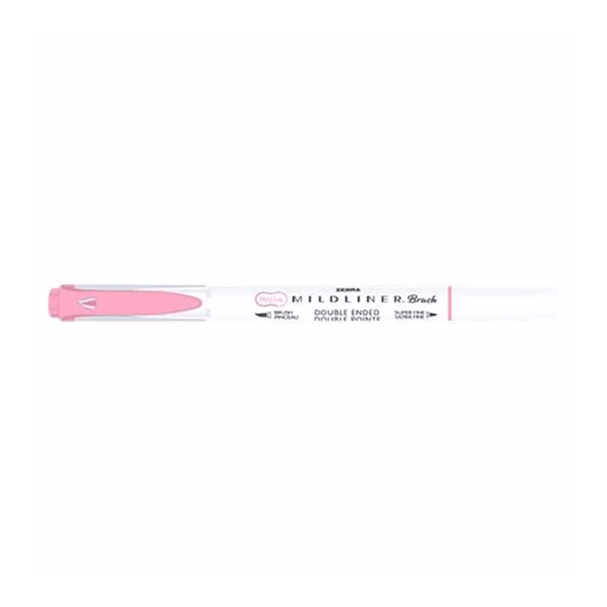 Ecsetfilc kétvégű ZEBRA Mildliner Fluorescent rózsaszín