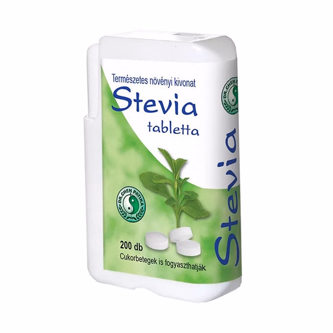 Édesítőszer DR CHEN Stevia tabletta 200 darab/doboz