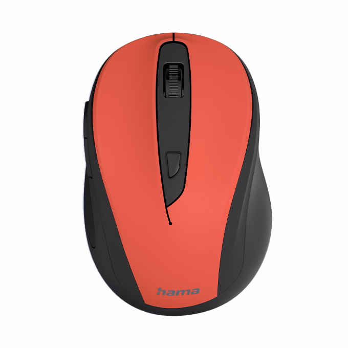 Egér vezeték nélküli HAMA MW-400 V2 sienna piros