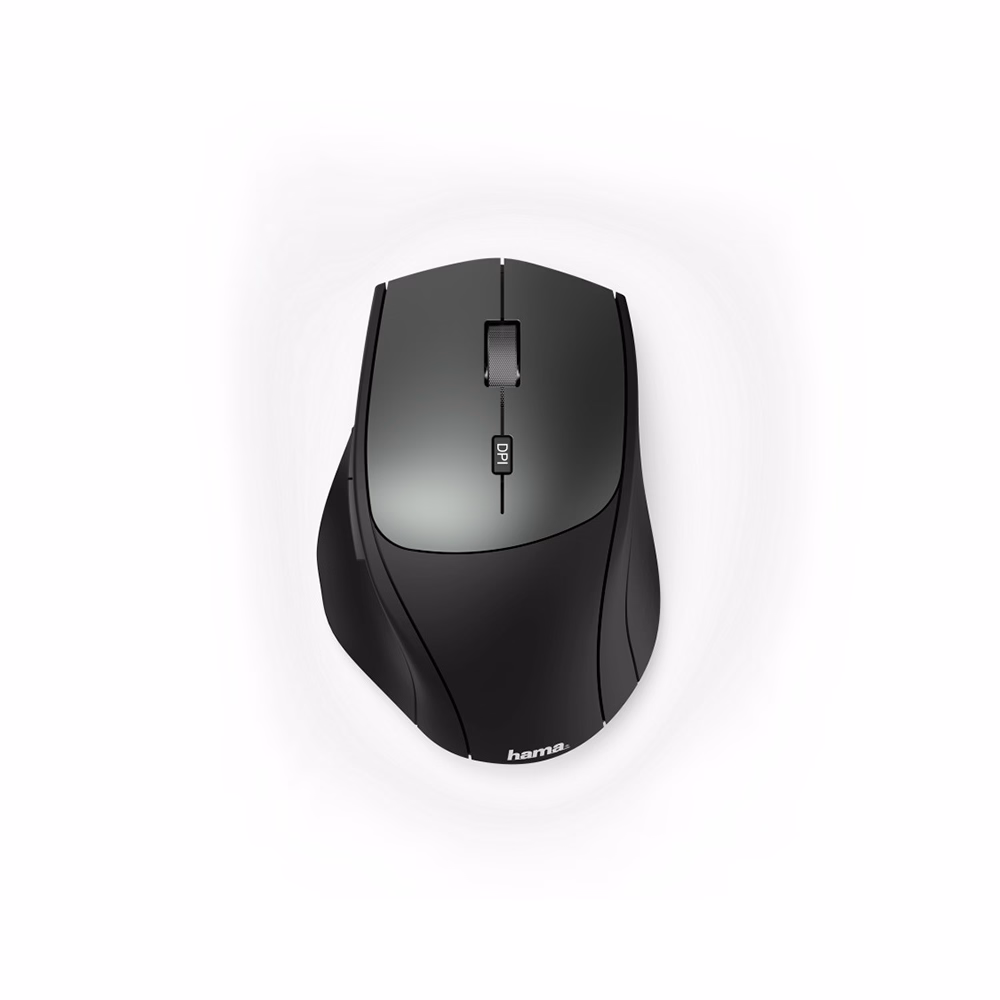 Egér vezeték nélküli HAMA MW-600 2,4 GHz + USB-C 2400 DPI fekete