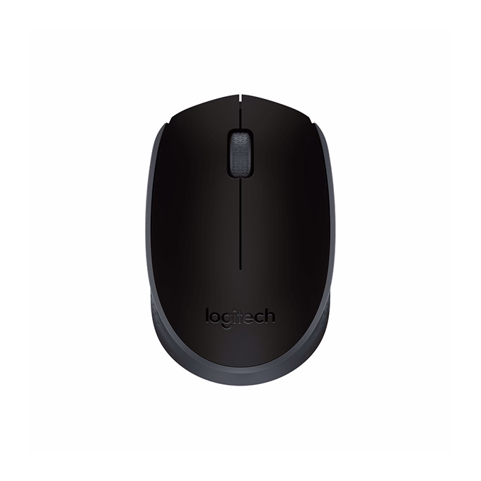 Egér vezeték nélküli LOGITECH M171 2,4 Ghz 1000 DPI fekete/szürke