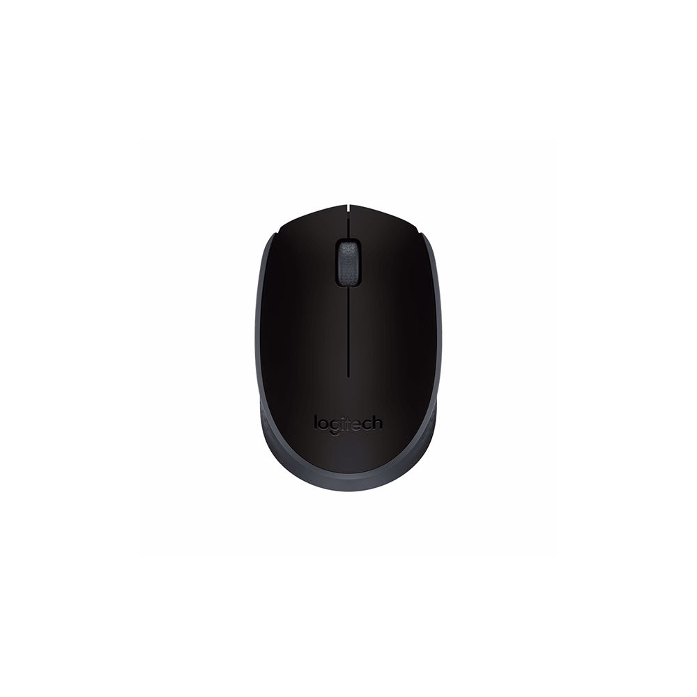Egér vezeték nélküli LOGITECH M171 2,4 Ghz 1000 DPI fekete/szürke